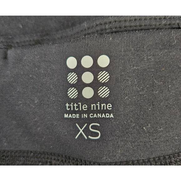 🆓 FREE Title Nine Black pull on running shorts bike shorts sz Extra Small - Picture 2 of 5